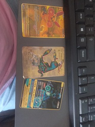 Cartas Pokémon Doradas Metálicas VMAX GX