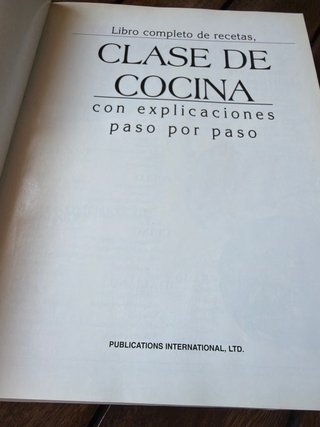 Clase de cocina