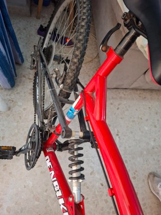 Bicicleta Montaña DENBIKE 26 Roja