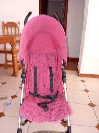 Silla de paseo rosa
