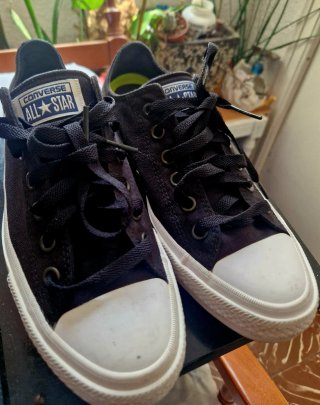 Converse Chuck Taylor II 2 OX Unisex Negro/Blanco