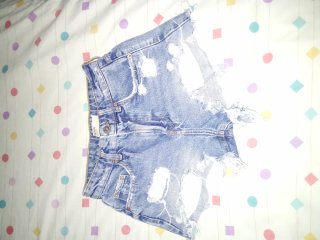 Pantalón corto azul tejano original.