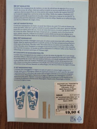 Kit Reflexología Natura Socks y Masajeadores