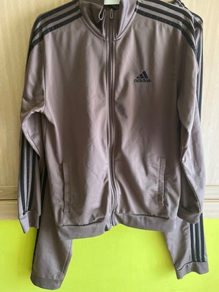 Conjunto Chándal Adidas Talla M Marrón y Negra