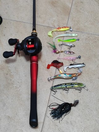 Combo Casting 180cm, carbono, Kayak