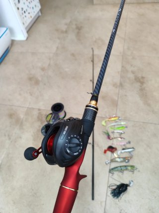 Combo Casting 180cm, carbono, Kayak