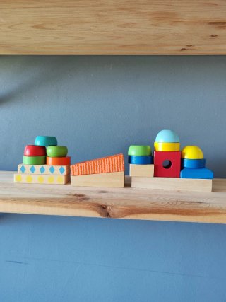 Tren de madera para niños
