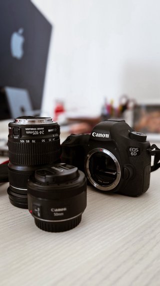 Canon EOS 6D + Objetivo 50mm + 24-105mm