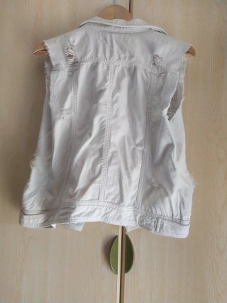 Chaleco Stradivarius Mujer Blanco
