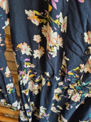 Vestido Largo Estampado Talla XL