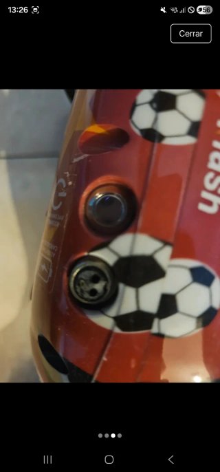 Hoverboard con diseño de fútbol