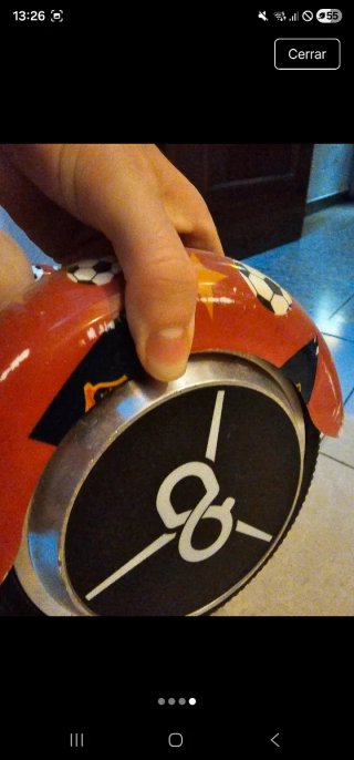 Hoverboard con diseño de fútbol