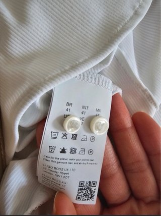 Camisa Hugo Boss Blanca Talla M/41