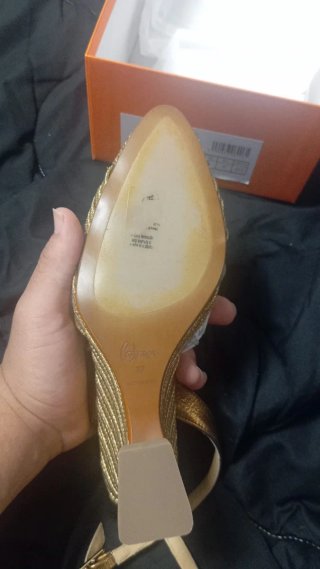Castañer Joy 142 oro viejo cuña