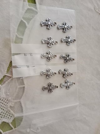 Pack 10 Cruces Plateadas