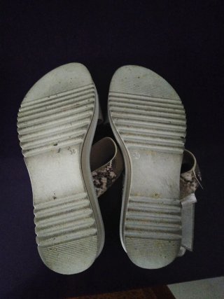Sandalias Antonio Parriego Talla 38 Plata
