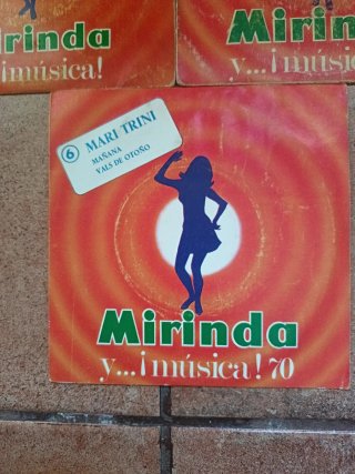 3 Vinilos Pequeños Mirinda - Pop Nacional
