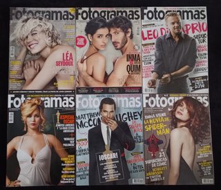 LOTE 60 REVISTAS FOTOGRAMAS MAYO 2012 ABRIL 2017