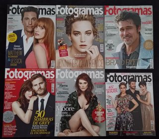 LOTE 60 REVISTAS FOTOGRAMAS MAYO 2012 ABRIL 2017