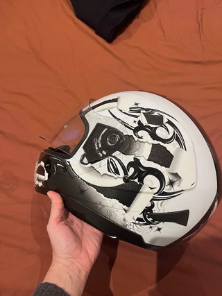Casco HJC M Blanco y Negro