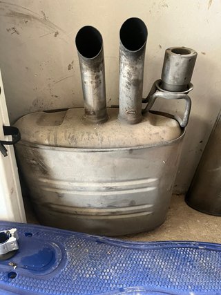 Silenciador trasero y medio BMW