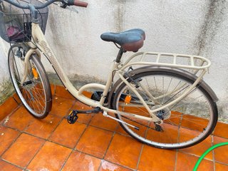 Bicicleta Paseo Mujer Cesta Delantera
