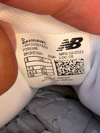 New Balance 550 Bianco/Blu
