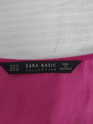 Camiseta Zara volantes talla M