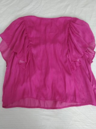 Camiseta Zara volantes talla M