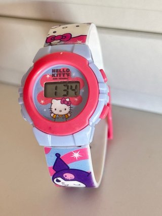 Reloj Hello Kitty Infantil nuevo 21x3cm de Sarrio