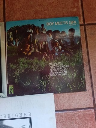 Lote 3 Vinilos LP: Wilson Pickett, Boy Meets Girl,