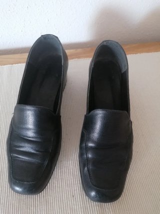 Zapatos piel negros, 37