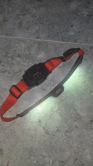 NEBO Curvbeam 600 Flex Linterna Frontal Recargable