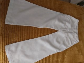 Pantalón blanco de lino