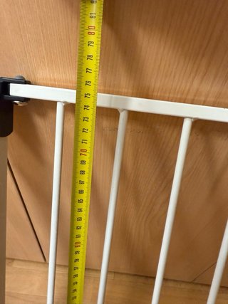 Puerta Seguridad Infantil Blanca. Ajustable