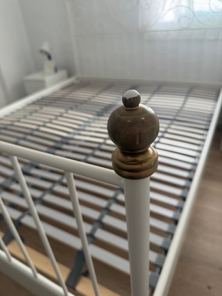 Cama Ikea Metal Blanca