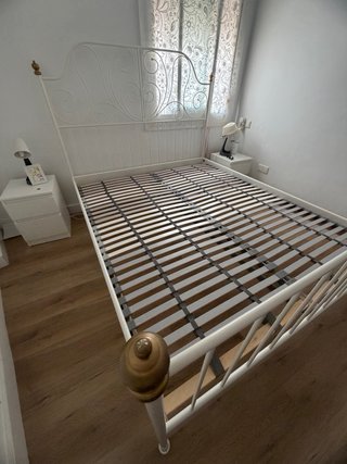 Cama Ikea Metal Blanca