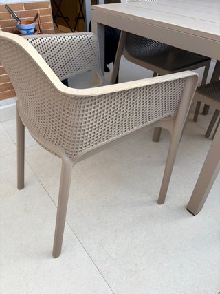 Mesa extensible jardín Nardi aluminio