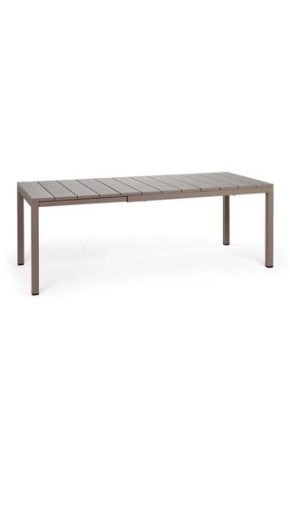 Mesa extensible jardín Nardi aluminio