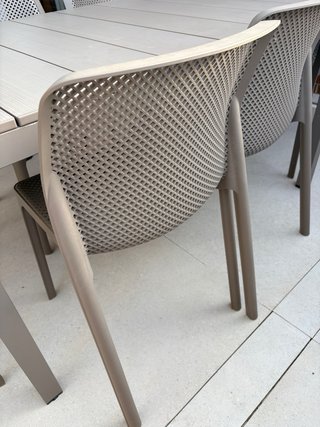 Mesa extensible jardín Nardi aluminio