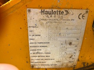 Plataforma Tijera Diésel Haulotte H15SX