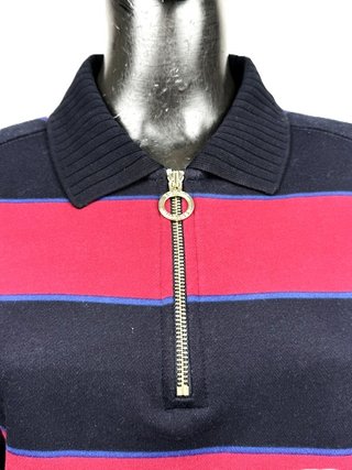 Tommy Hilfiger Abito Felpa Donna S Righe Cotone