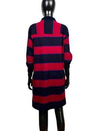 Tommy Hilfiger Abito Felpa Donna S Righe Cotone