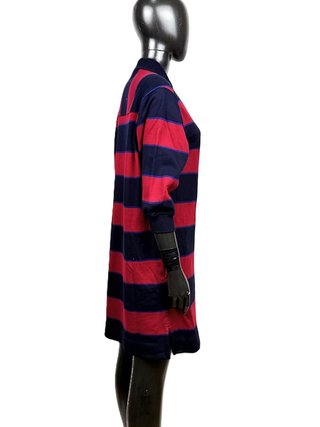 Tommy Hilfiger Abito Felpa Donna S Righe Cotone