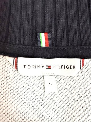 Tommy Hilfiger Abito Felpa Donna S Righe Cotone