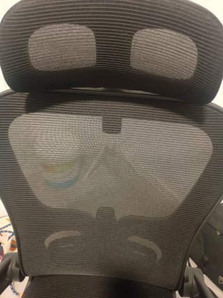 Silla ergonómica de oficina negra