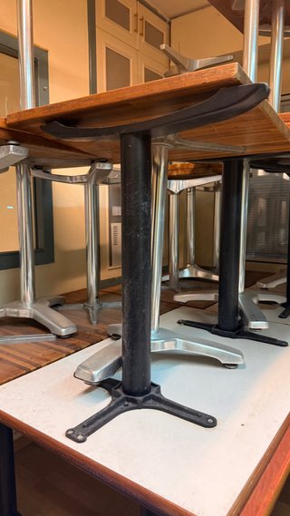 Mesa Hostelería Madera y Metal