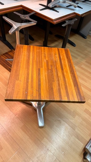 Mesa Hostelería Madera y Metal