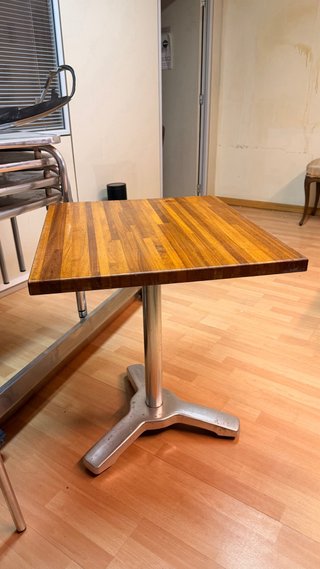 Mesa Hostelería Madera y Metal