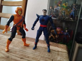 Figuras Marvel Mst Siniestro y Duende 1997 muy bus